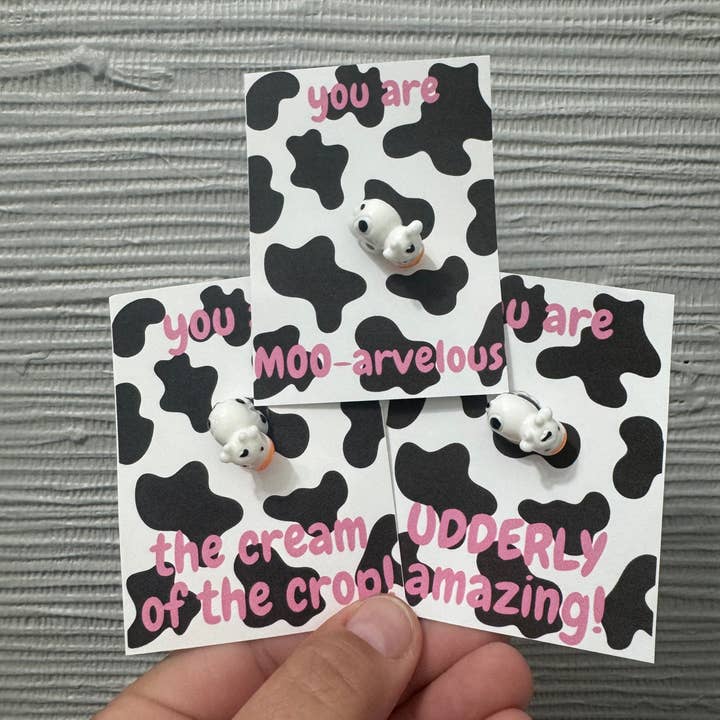 Udderly Adorable Cow Cards for wholesale by Boutique Unique