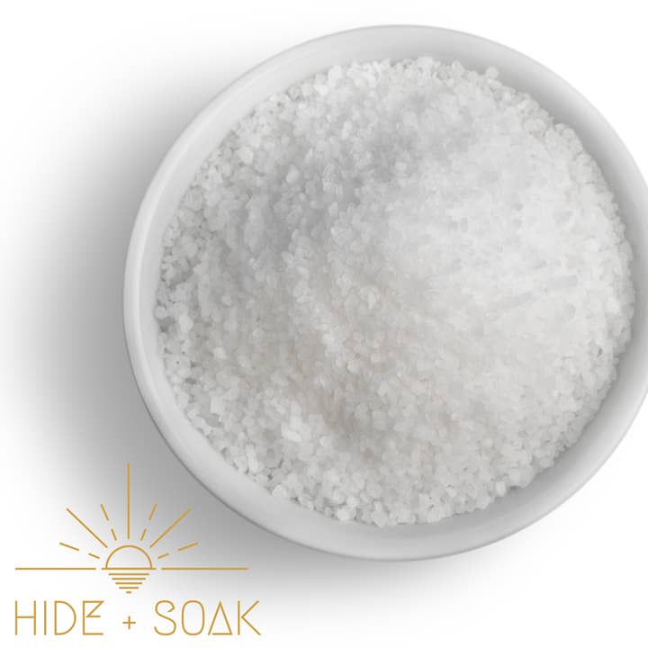 Hide + Soak | Luxurious Bath Salt Soaks & Magnesium Oil - Wholesale Bath Soak/Milk - Indi - Sports Recovery - Relax + Sleep Epsom Salts