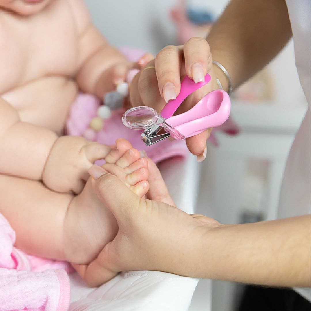 Primo Passi – Tesoura e corta-unhas – Bebé por atacado – Primo Passi Cortador de Unhas para Bebé, Rosa4