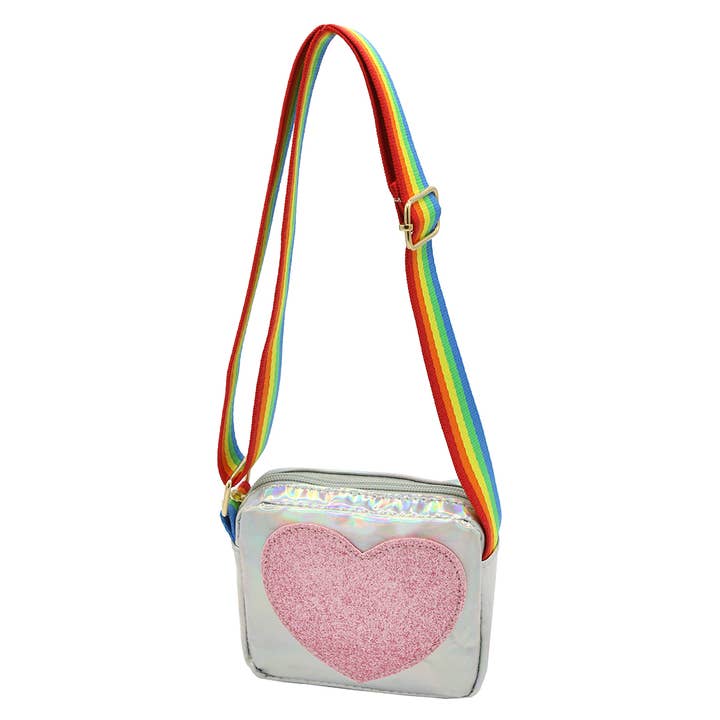 Sparkle Sisters by Couture Clips - Wholesale Crossbody Bag - Kids - Heart Purse
