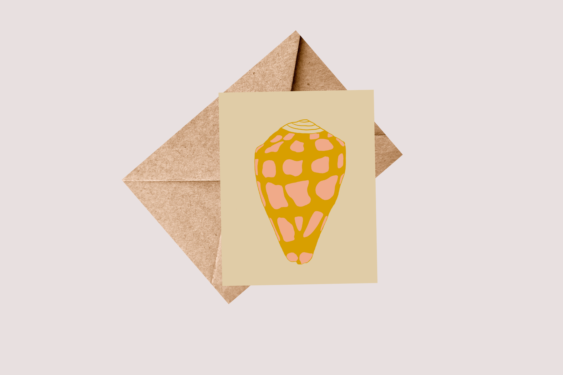 Sierra Rehrer Designs - Wholesale Everyday Greeting Card - Hebrew Cone Shell Greeting Card2