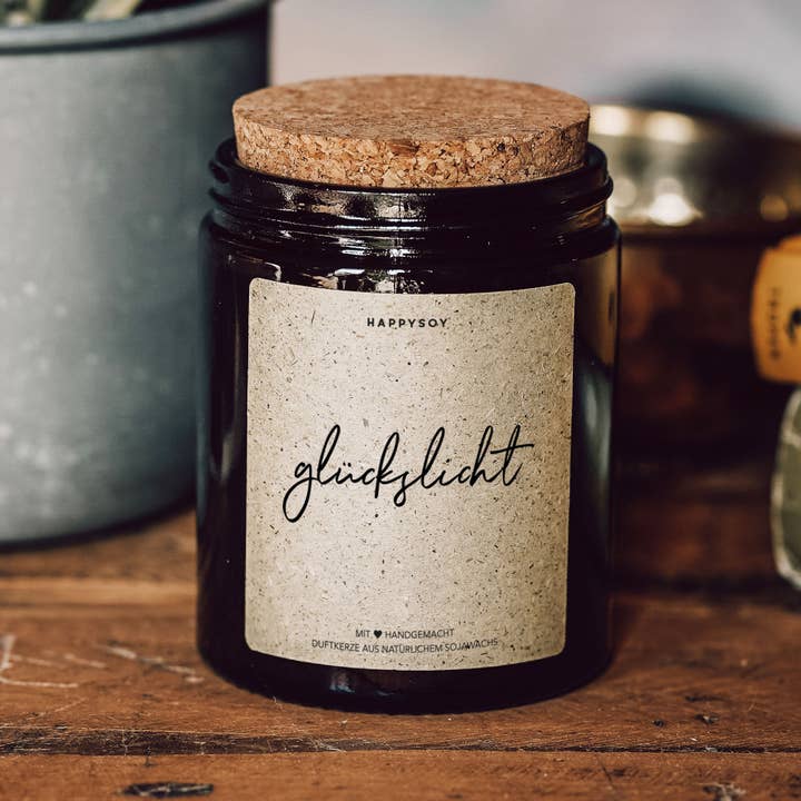 Happysoy - Wholesale Jar/Filled Candle - Scented candle | Lucky light6