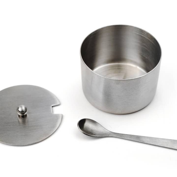 RSVP International - Wholesale Food Storage Container - Salt Cellar W/ Spoon - 2Oz2