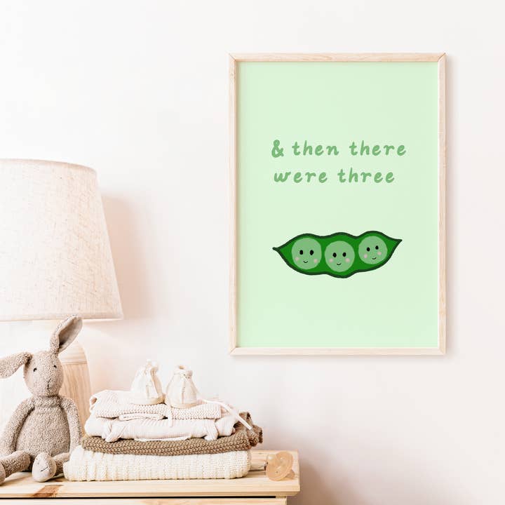 And Then There Were Three Art Print for wholesale by Evesdrop Designs