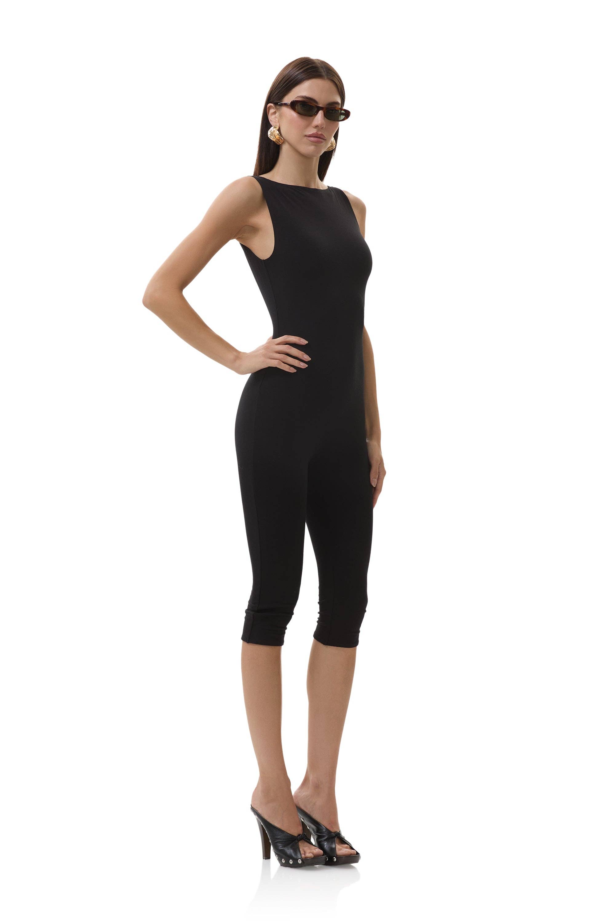 Noir Tahlia Capri Kattdräkt - Svart för wholesale på Faire1