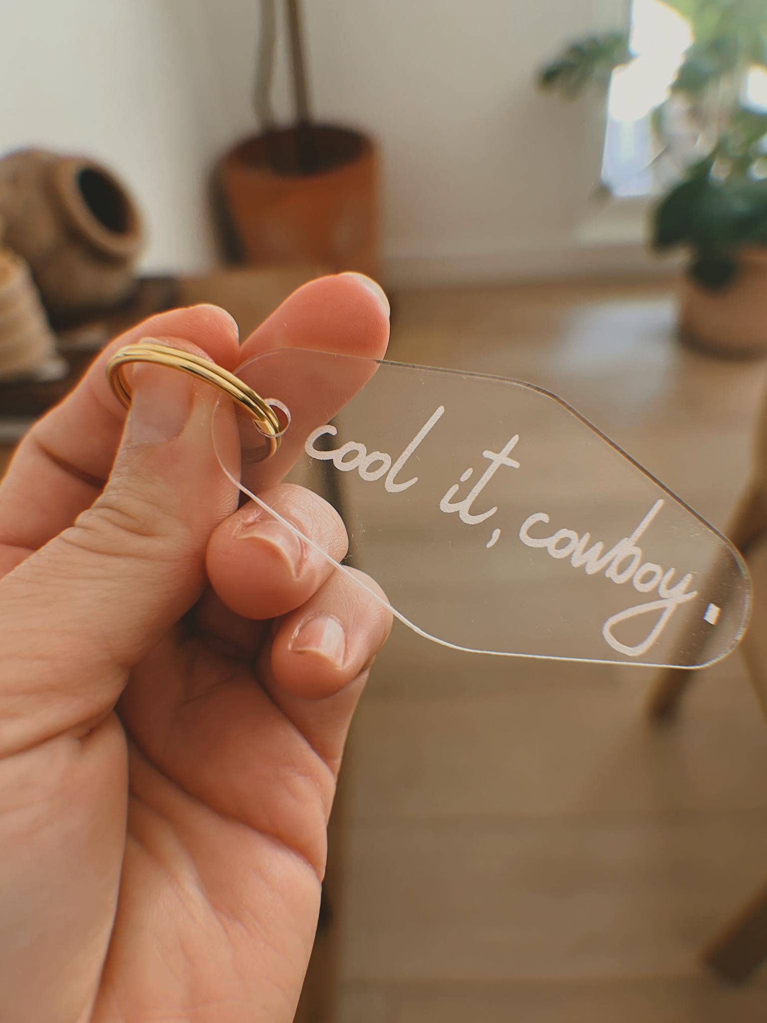 GoneWestDesigns – wholesale Nyckelring - Unisex – Cool It, Cowboy nyckelring3