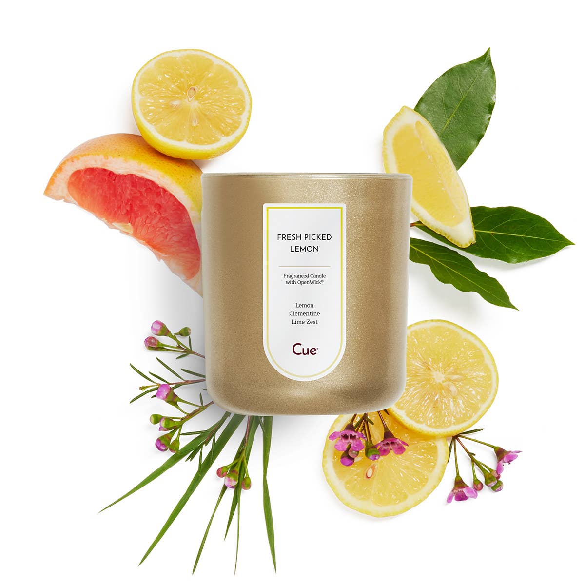 Cue - Wholesale Pot/gevulde kaars - Vers geplukte citroenkaars1