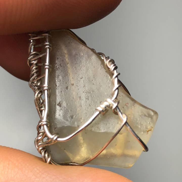 Wildheart Crystals - Wholesale Pendant/Charm Necklace - Libyan Desert Glass 925 Silver Pendant with Chain8