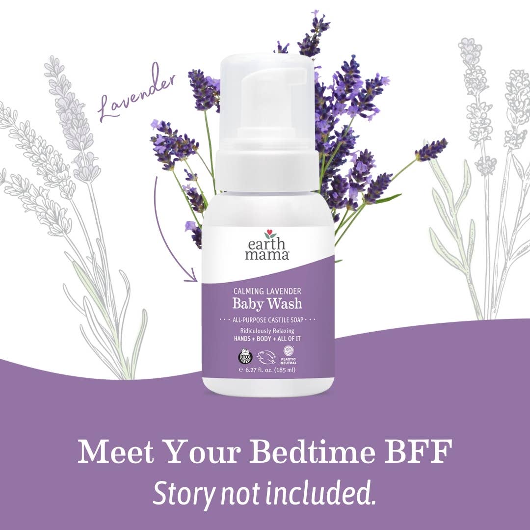 Earth Mama Organics - Wholesale Body Wash/Shower Gel - Kids & Baby - Calming Lavender Castile Baby Wash1