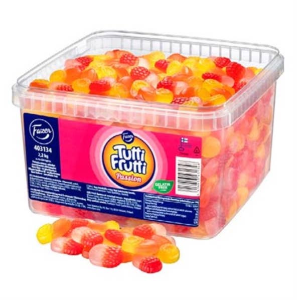 Tutti Frutti Passion Gummy - Bulk - 2.2 KG for wholesale by Stock Boy Candy Co.
