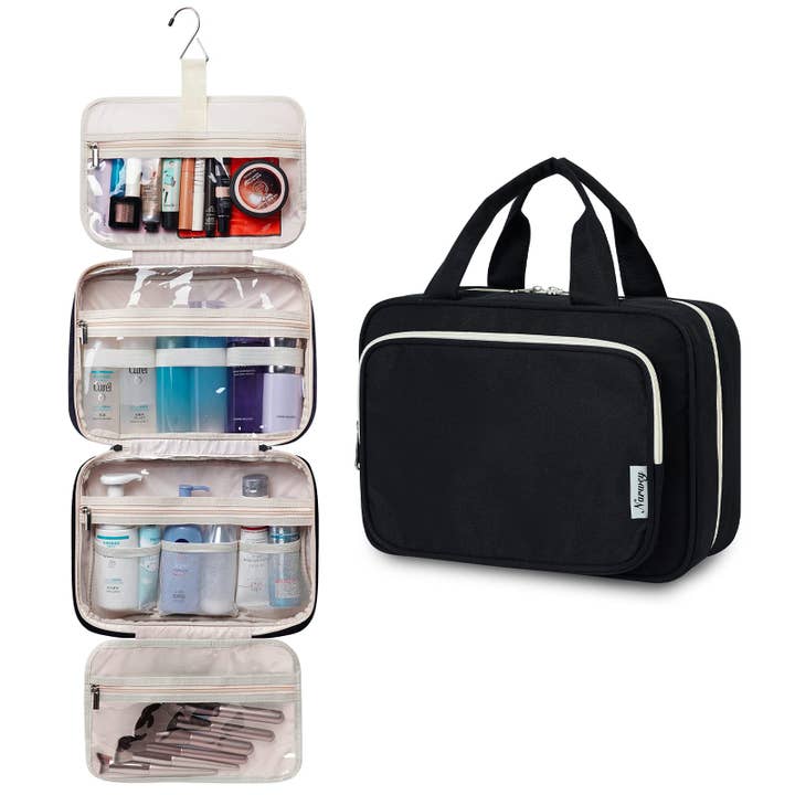wandf - Wholesale Toiletry Bag - Women's - Large Capacity Waterproof Hanging Toiletry Bag Travel Bag