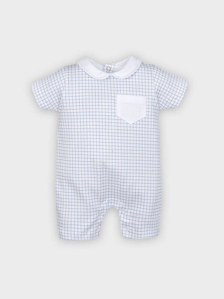 Cute Plaid Toe Collar Boy for wholesale by Minhon