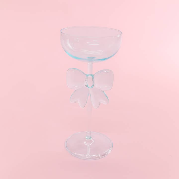 Rock Paper Scissors – Engroshandel Vinglas – Bow & Bubbly - Pink Coupe Vinglas2