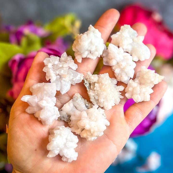 Mandala Gems – Engroshandel Spirituelle sten og krystaller – Krystalliserede lyserøde kvarts klynger, SJÆLDNE rosenkvarts klynger fra Tata Marokko8