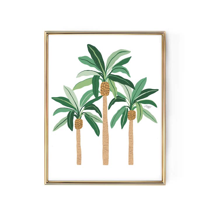 Lindsey Kay Collective - Wholesale Art Print - Palm Trees Illustration - Art Print