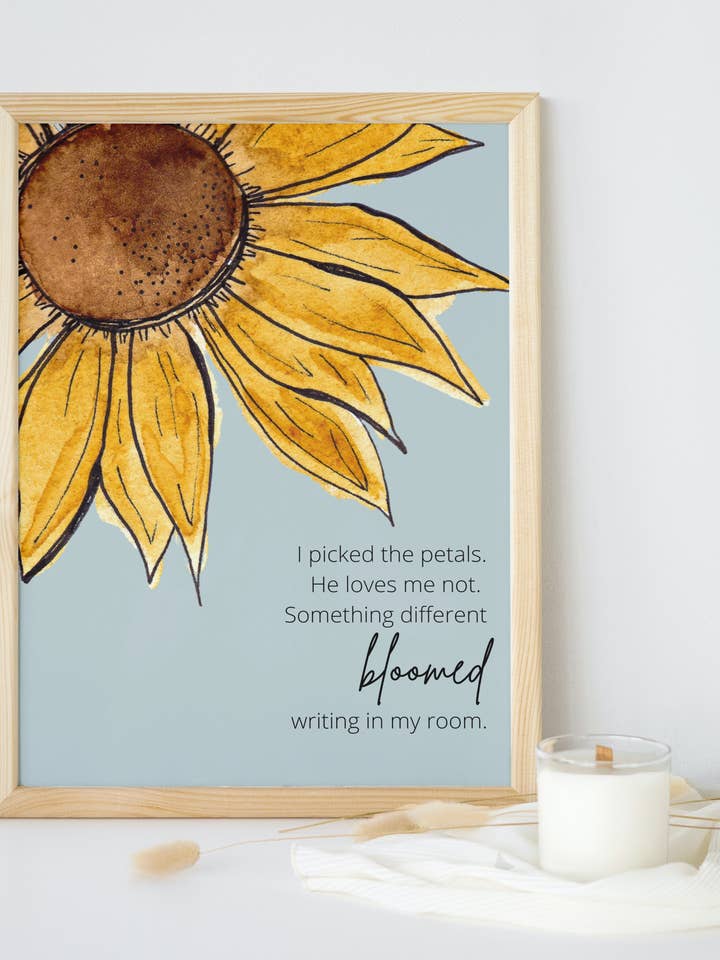 Something Bloomed | Taylor Swift | Aquarelle originale pour la vente par Taylor Martone Art