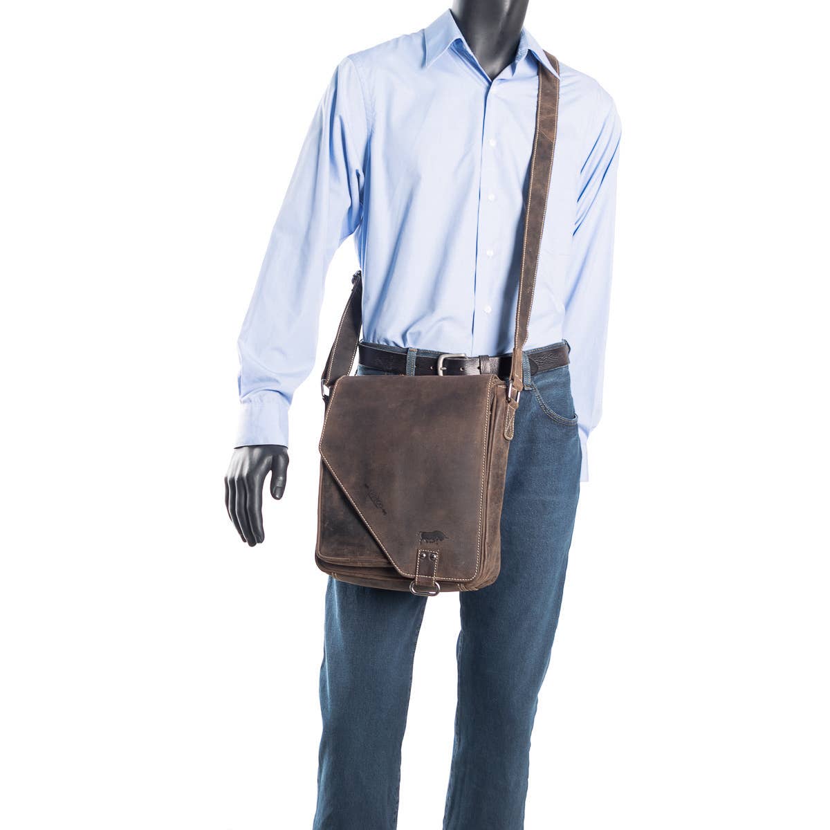 Arrigo - Wholesale Shoulder Bag - Women's - Arrigo Buffalo Leather Shoulder Bag with flap - 3 colours5