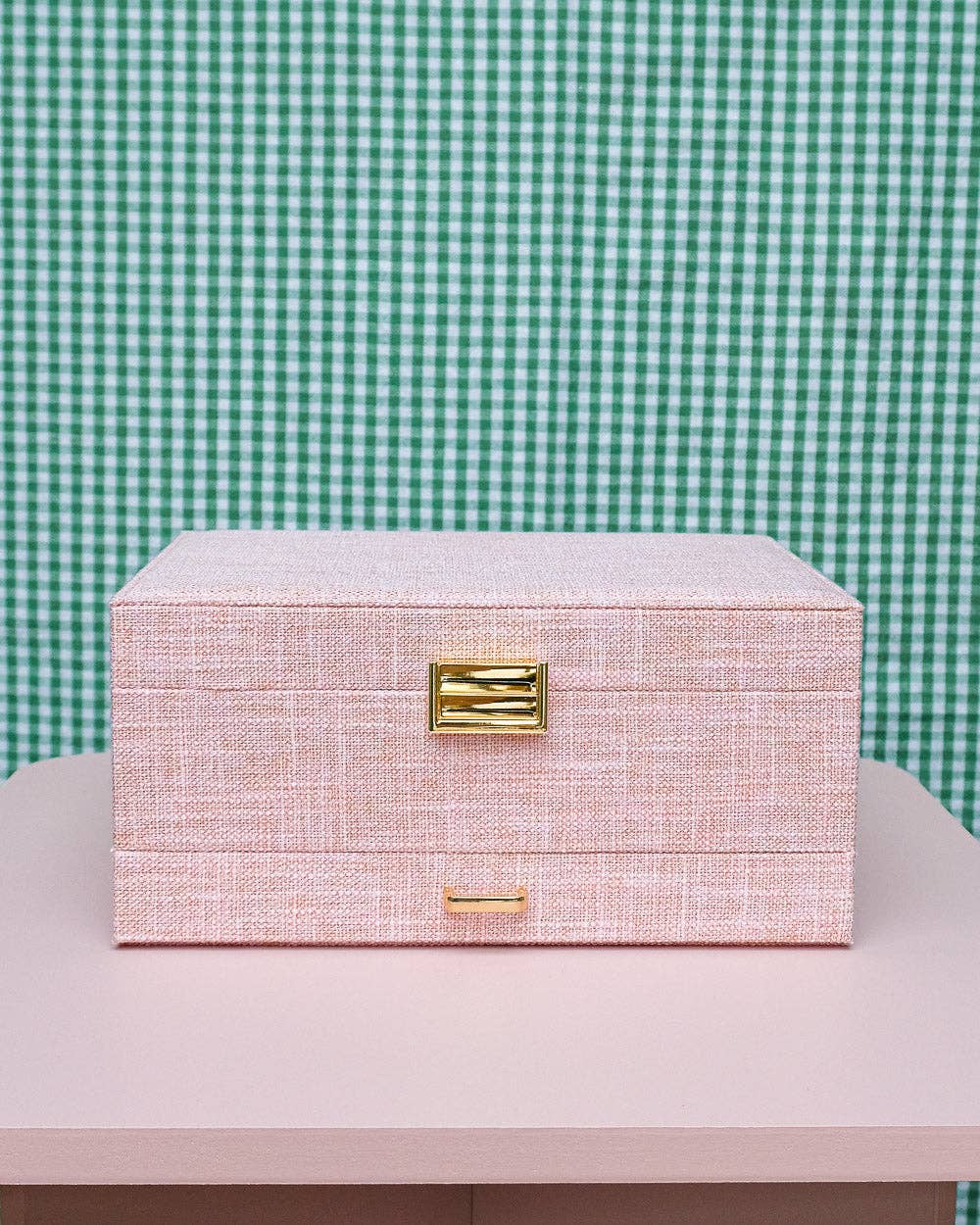 Maison Scarlett – wholesale Jewellery box/organiser – Denise linen jewelry box10