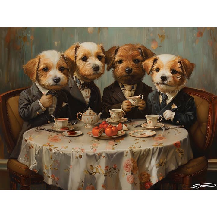 Shawna Stewart "Bowow Country Club" for wholesale by Starz Puzzles LLC