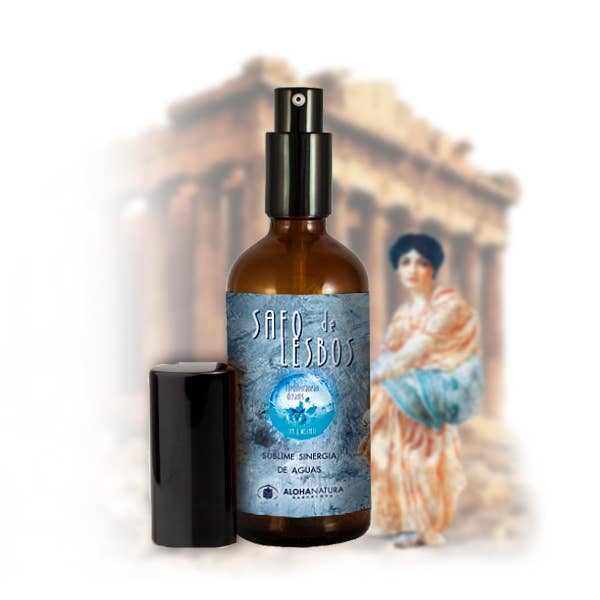 Wasser-Sappho von Lesbos - Mediterranean Dreams - Gesichtswasser für den Großhandel von Alohanatura Barcelona