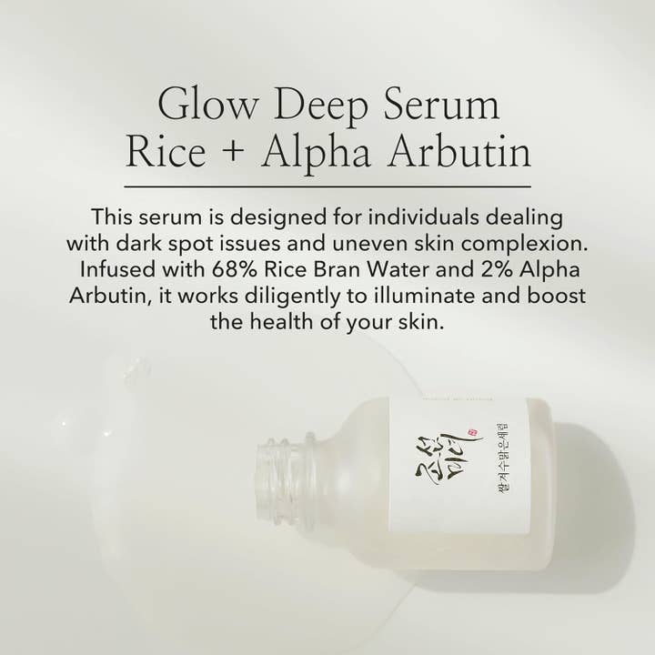 MEHIAZ - Wholesale Facial Serum/Concentrate - Beauty of Joseon Glow Deep Serum – Rice + Alpha-Arbutin, 30m1