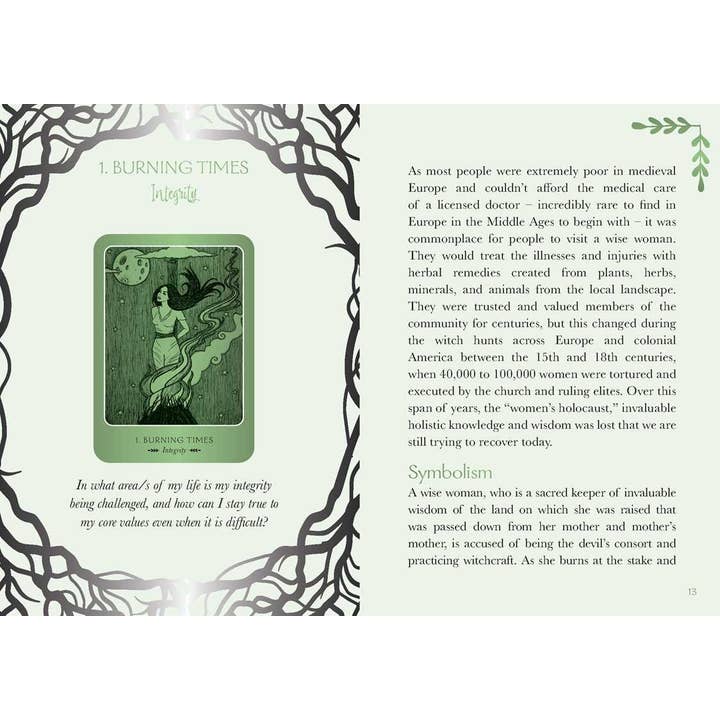 Simon & Schuster - Wholesale Tarot Cards - Wise Woman Oracle by Cheyenne Zárate7