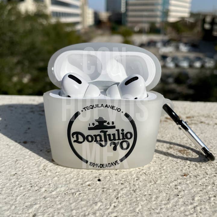 Con Huevos Mex - Wholesale Airpod/Earbud Case - Men's - Don Julio 70 tequila bottle AirPod case, AirPod Pro, AirPod1