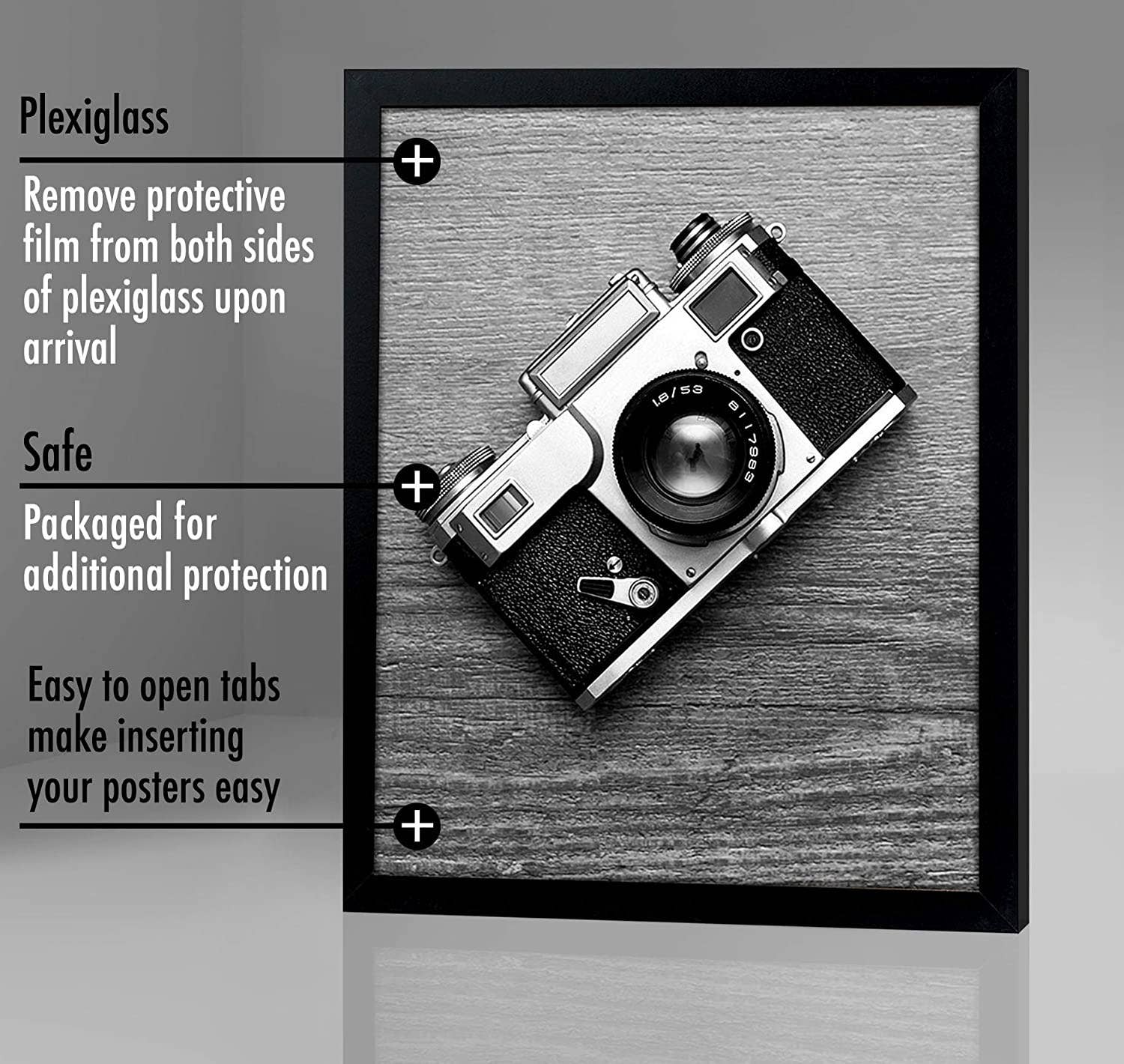 Americanflat - Wholesale Picture Frame - Americanflat Poster Frame with Wide Molding259