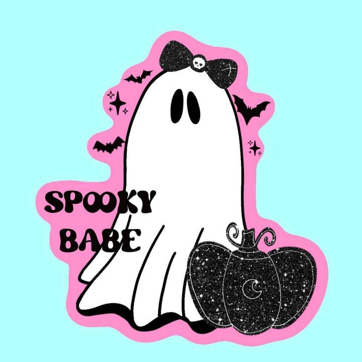 Adesivo Spooky Babe per la vendita all'ingrosso da parte di Maisie James Co