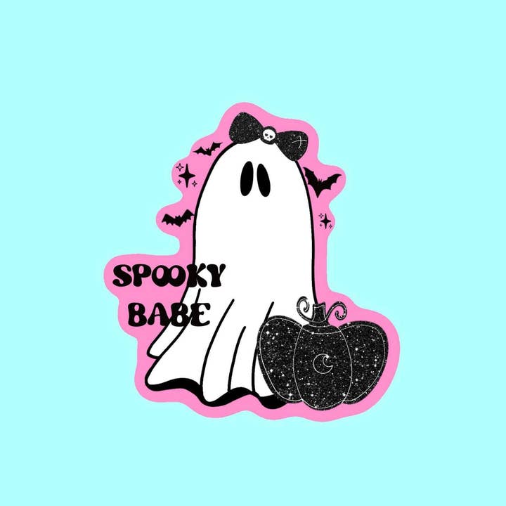 Spooky Babe klistermärke för wholesale av Maisie James Co