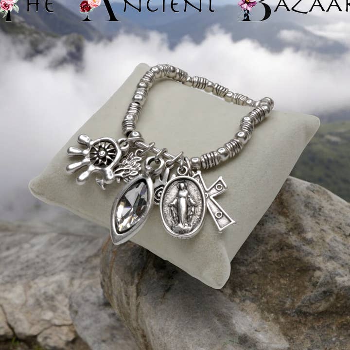 N.º de artículo 2497 - Pulsera de peltre para venta al por mayor de The Ancient Bazaar Jewelry & Accessories