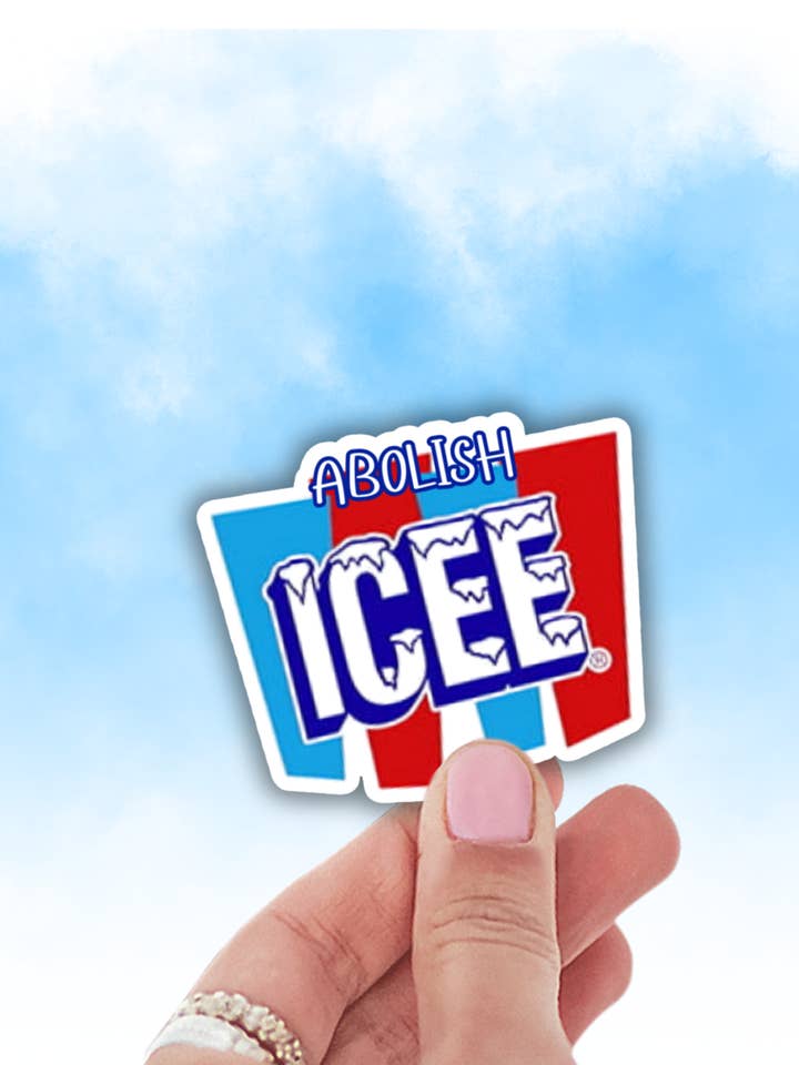 Autocollant de protestation "Abolish ICE", autocollant vinyle latina, décalcomanies pour la vente par Lalatina Shop