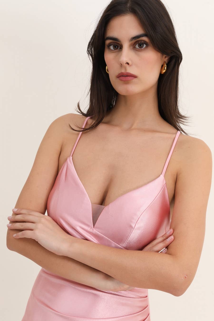 Lautinel - Wholesale Gown - Women's - Long Slit Bodycon Evening Dress R18831