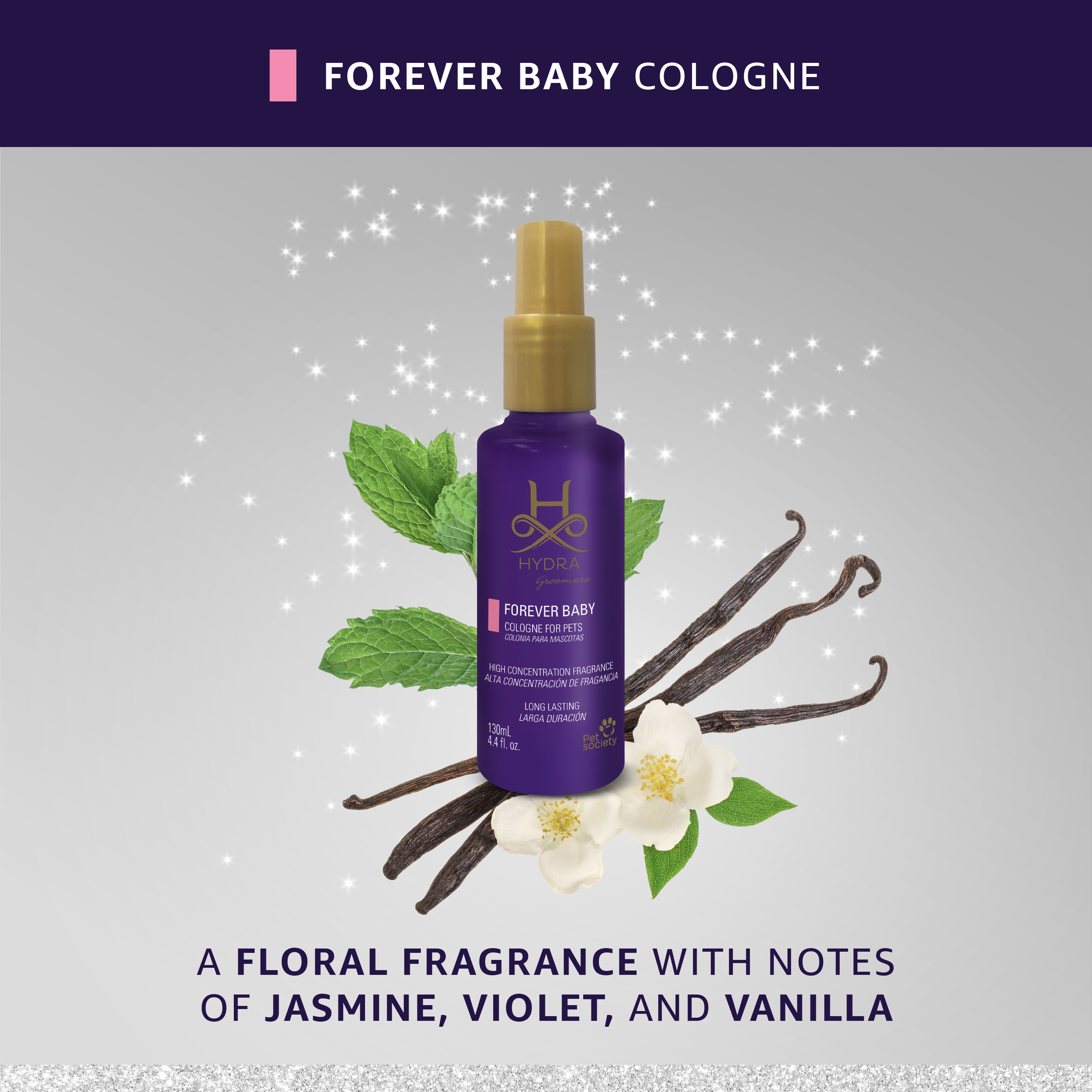 Hydra by Pet Society - Wholesale Pet Spray - Cat/Dog - Hydra Professional Forever Baby Cologne1