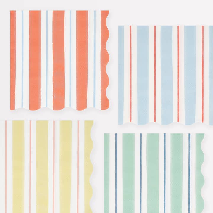Preppy Stripe Large Napkins for wholesale by Meri Meri