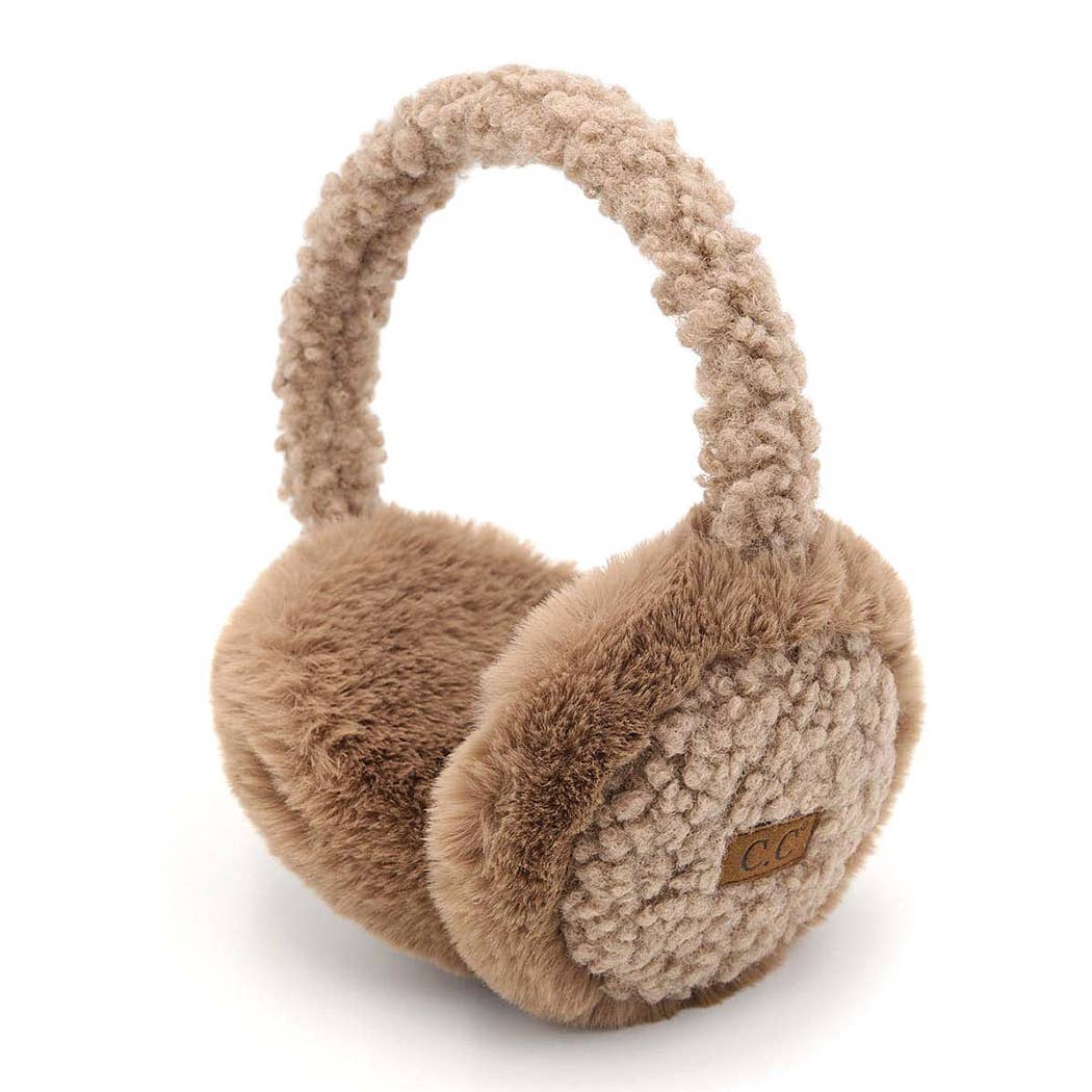 Fashion City - Wholesale Earwarmers/Ear Muffs - Women's - Solid Color Faux Fur Sherpa Earmuffs6