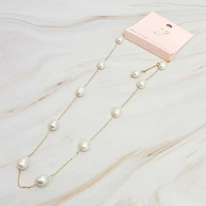 Ellison+Young - Wholesale Beaded/Pearl Necklace - Esther Freshwater Pearl Necklace6