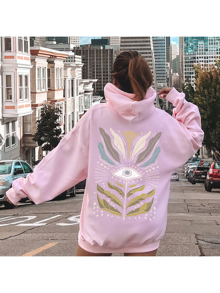 Refinery Number One LLC - Vendita all'ingrosso Felpa con cappuccio - Donna - Felpa con cappuccio Mystical Floral Vintage1