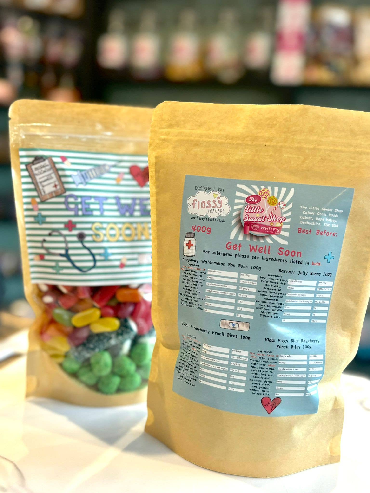 Flossy Teacake – wholesale Gummy – Get Well Soon Sweet Bag 400g2
