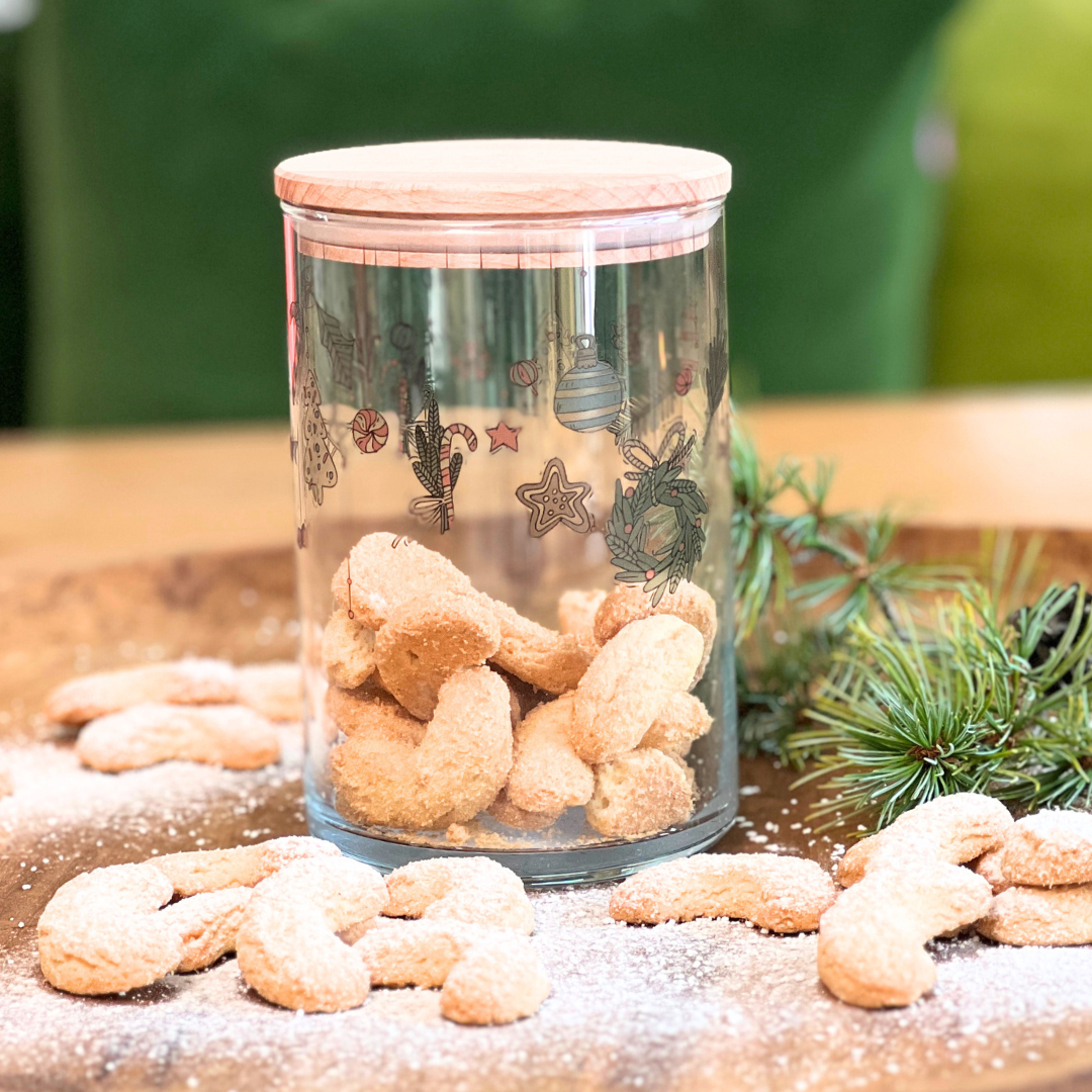 Wunderle GmbH – Großhandel Einmachglas – Vorratsglas Weihnachtszauber – Für süße Momente mit Herz1