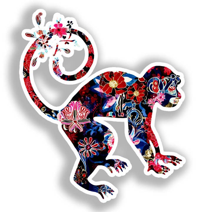 Monkey Decal Sticker # A018475 for wholesale by Yoonek Graphics