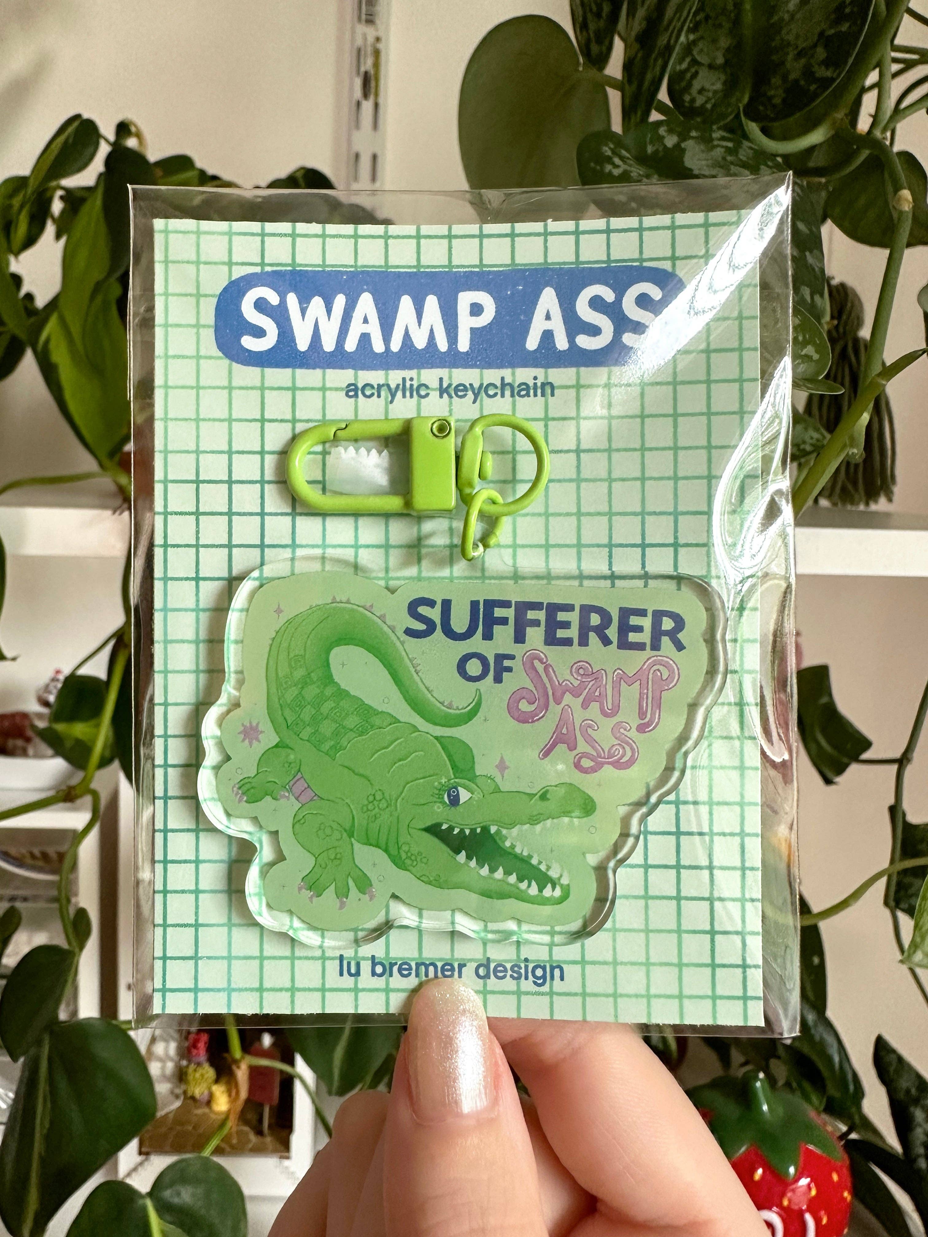 lu bremer design - Wholesale Keychain - Women's - sufferer of swamp ass keychain6