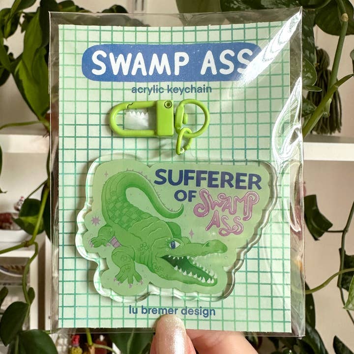 lu bremer design - Wholesale Keychain - Women's - sufferer of swamp ass keychain6