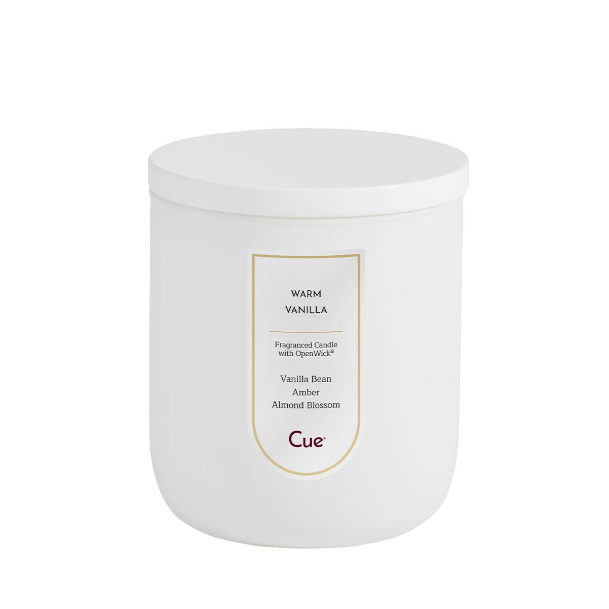Cue - Wholesale Jar/Filled Candle - Warm Vanilla Candle1