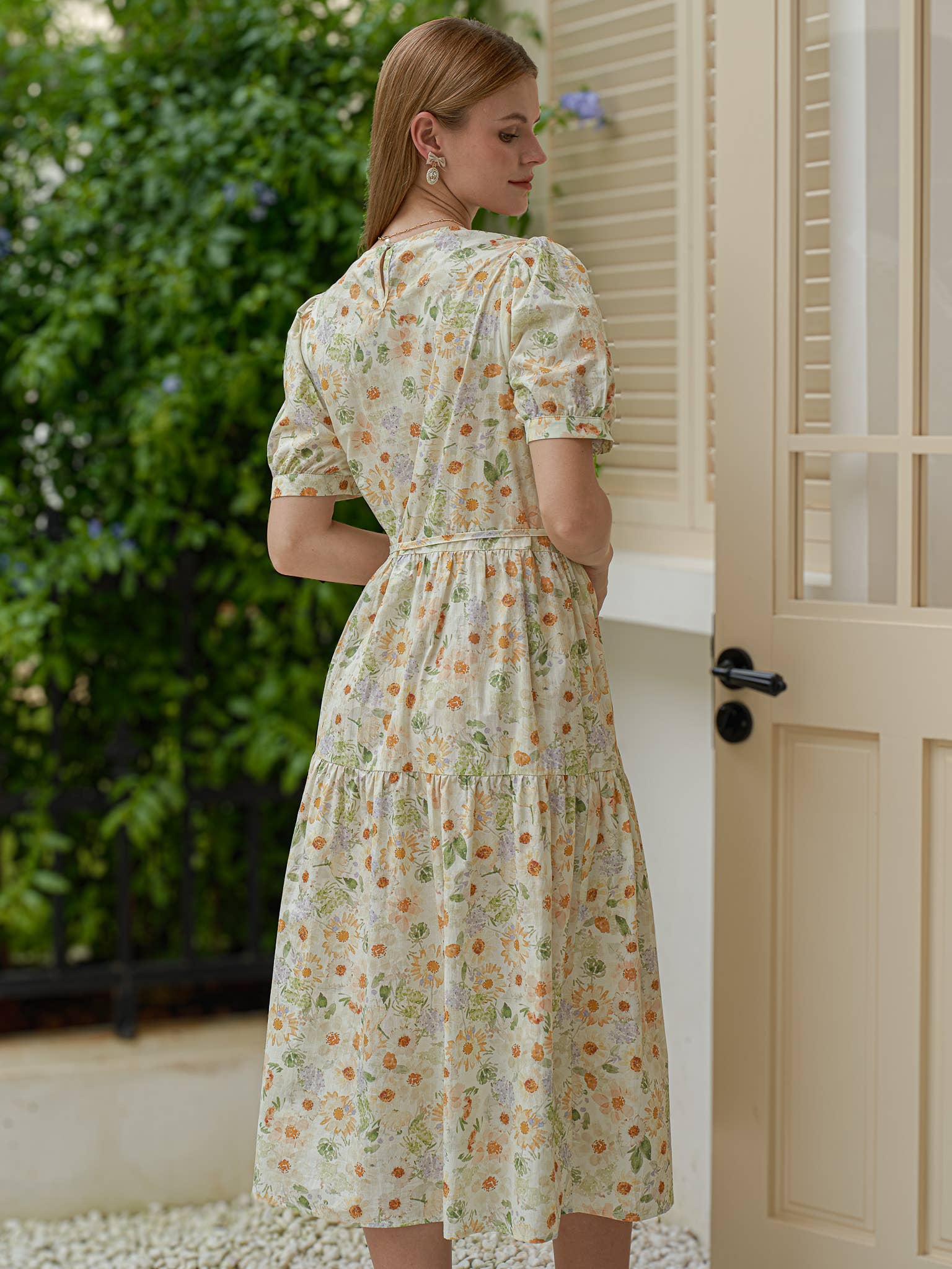 ROSIE POSIE – Engroshandel Kjole - Dame – RP2407 - Daisy Delight Dagskjole9