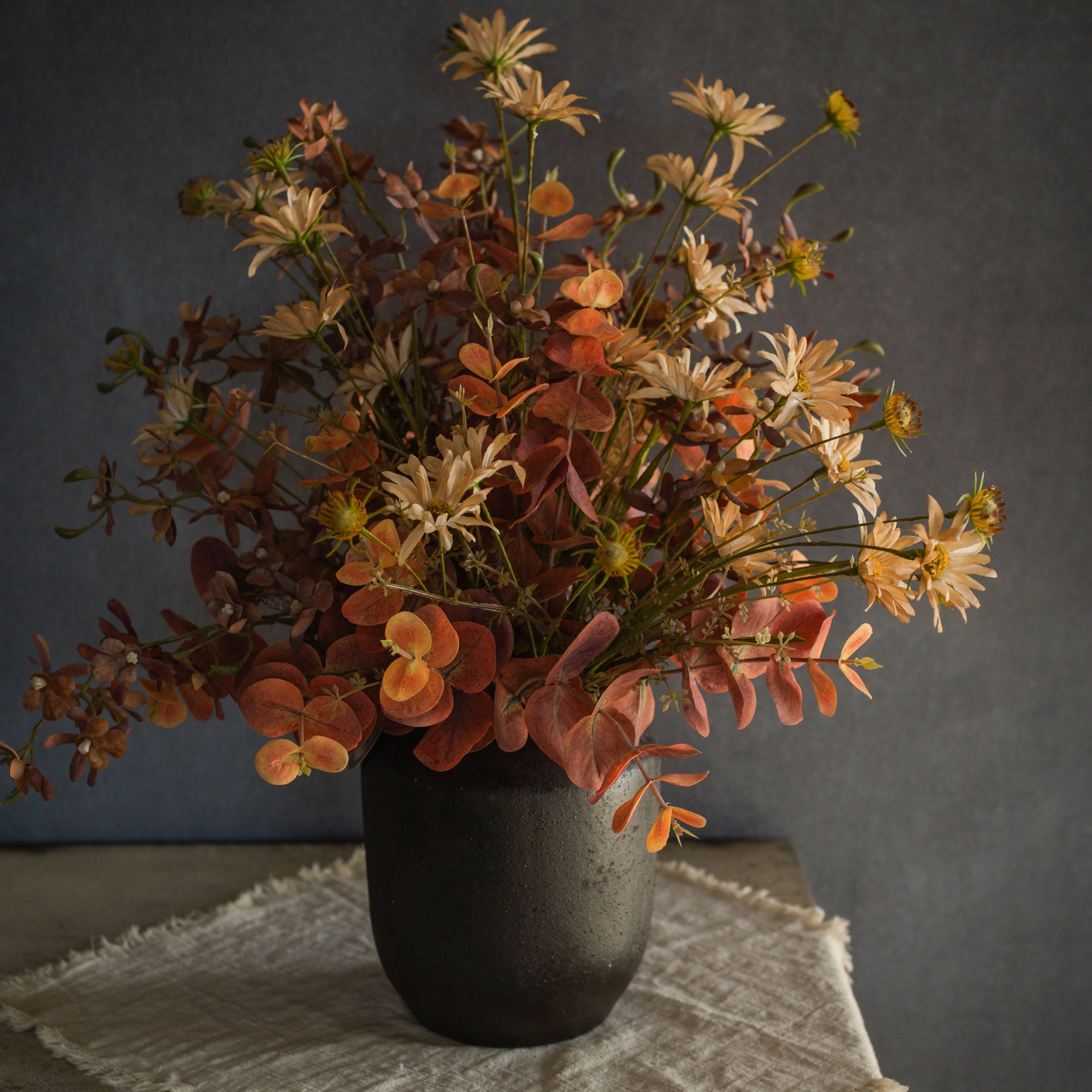 Ragon House – Engroshandel Kunstige blomster – 22,5" ABRIKOS VILDBLOMST SPRAY3