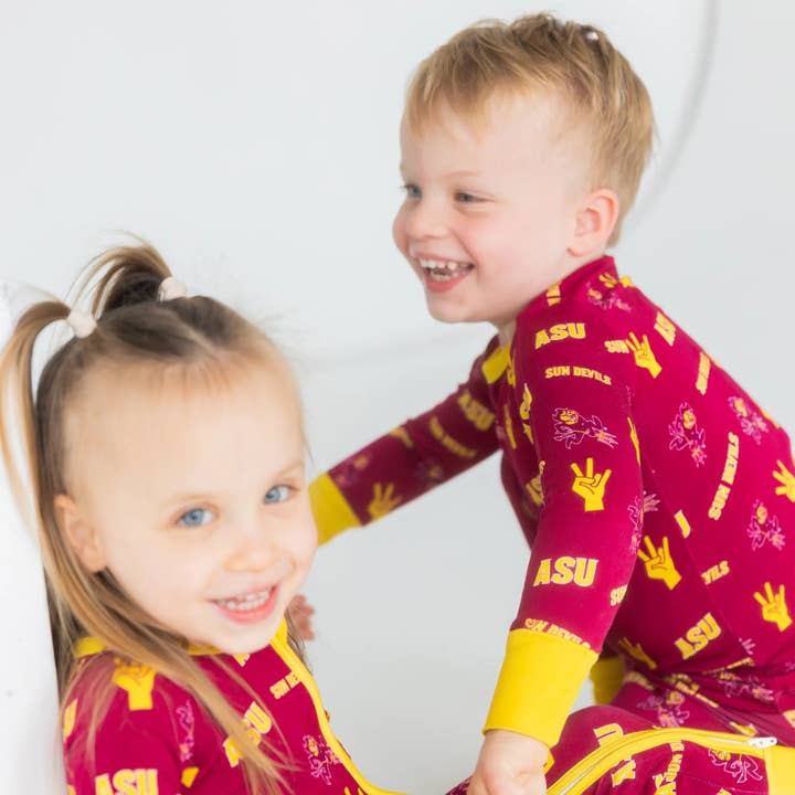 Tailgate Tikes - Wholesale Jumpsuit - Baby - Arizona State Sun Devils Zippy One-Piece6