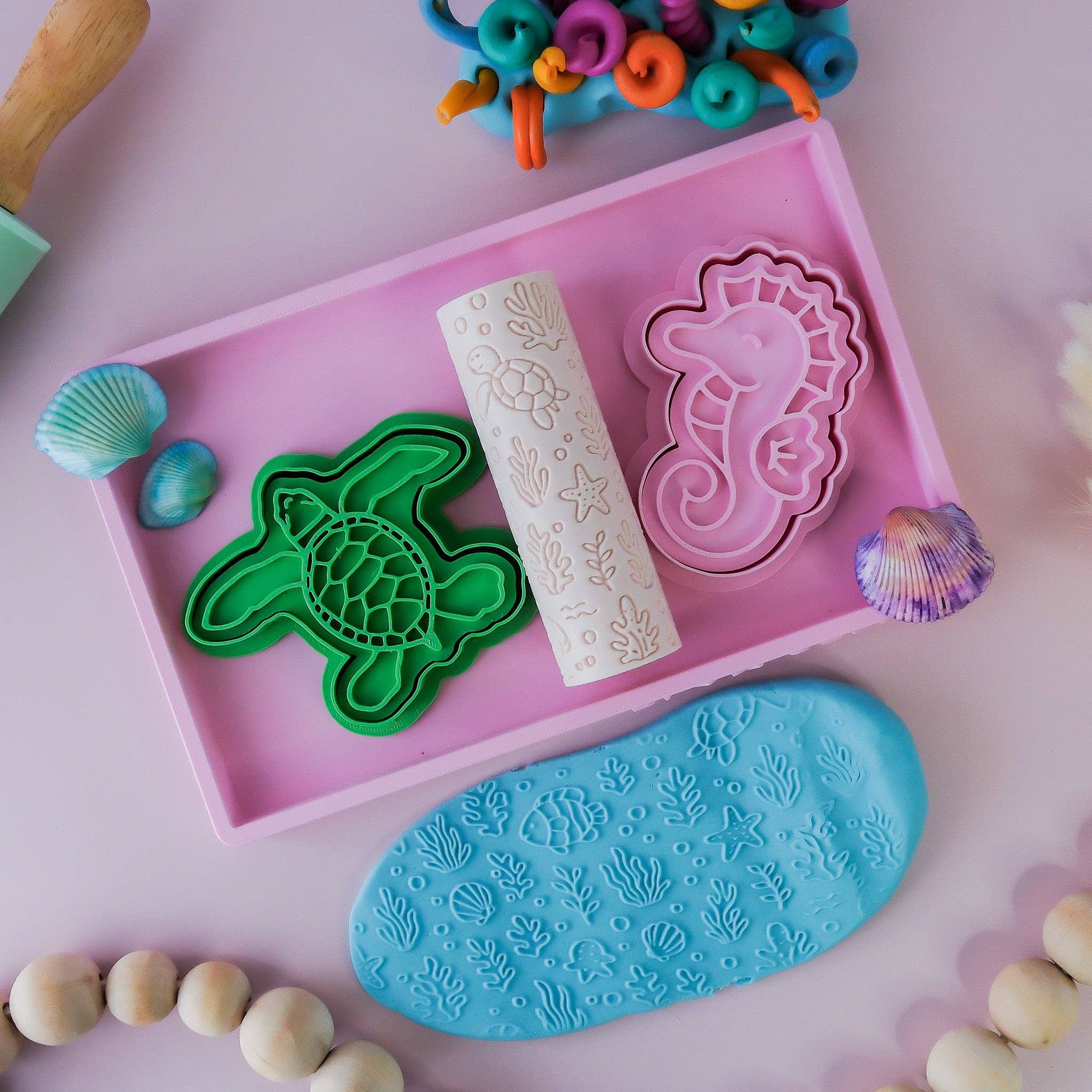 Play Sense - Wholesale Toy set – Kids - Eco Textured Roller | Ocean Life6