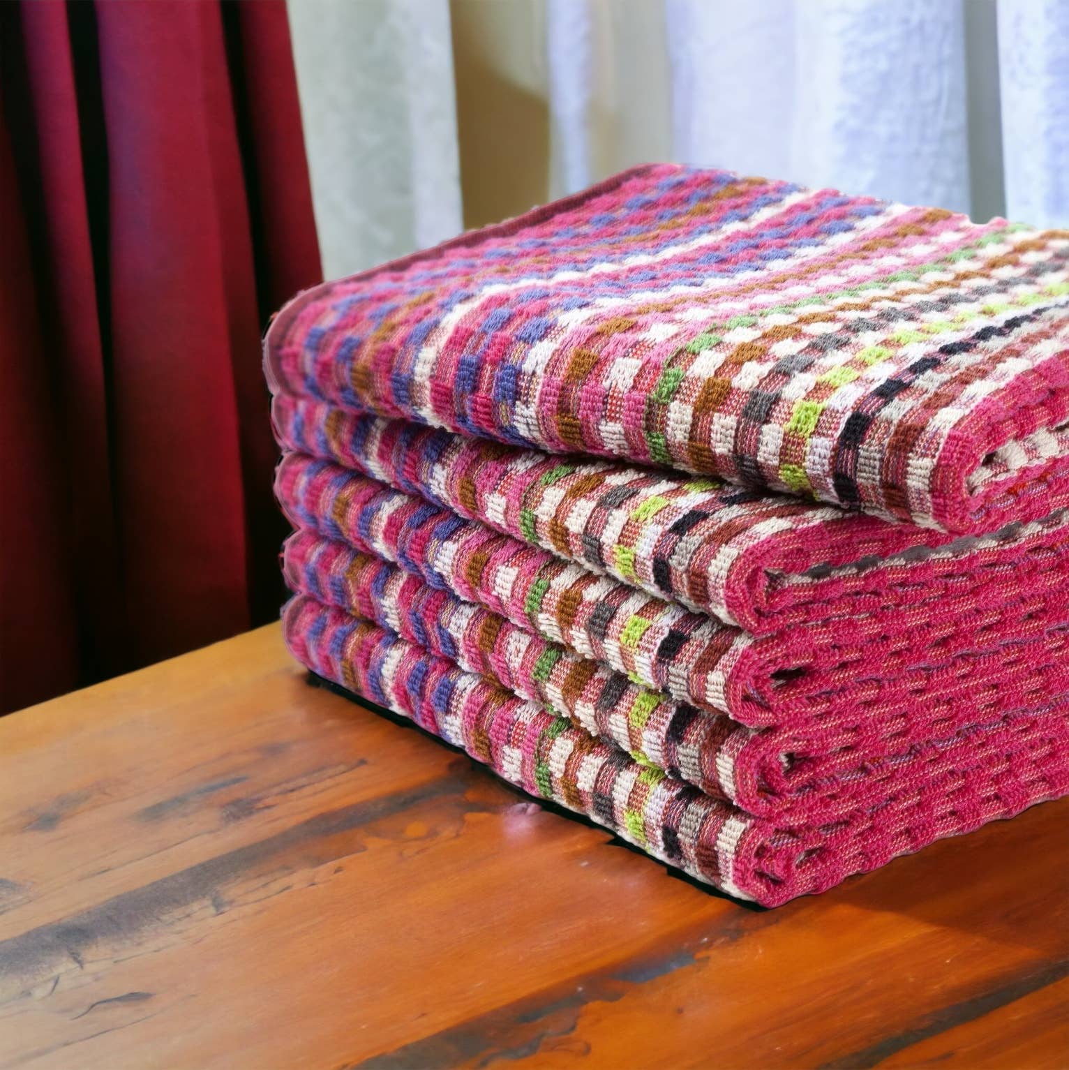 Rune-Jakobsen Design - Wholesale Tea Towel - 'Colorful' - cotton terry cloth towel 20 x 20”1