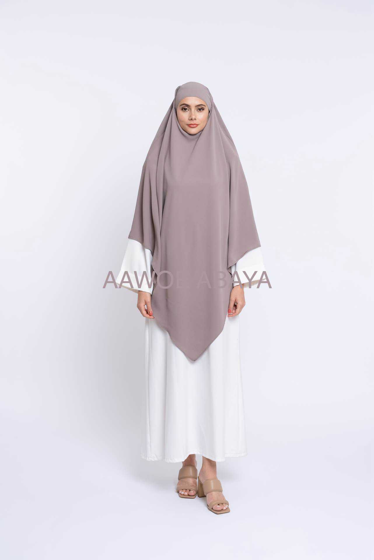 Aawoe Abaya - Vente Hijabs – femme - Khimar Maya Long Pointu - 2143-KH8